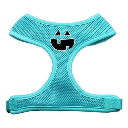 UNCONDITIONAL LOVE Pumpkin Face Design Soft Mesh Harnesses Aqua Small UN788379